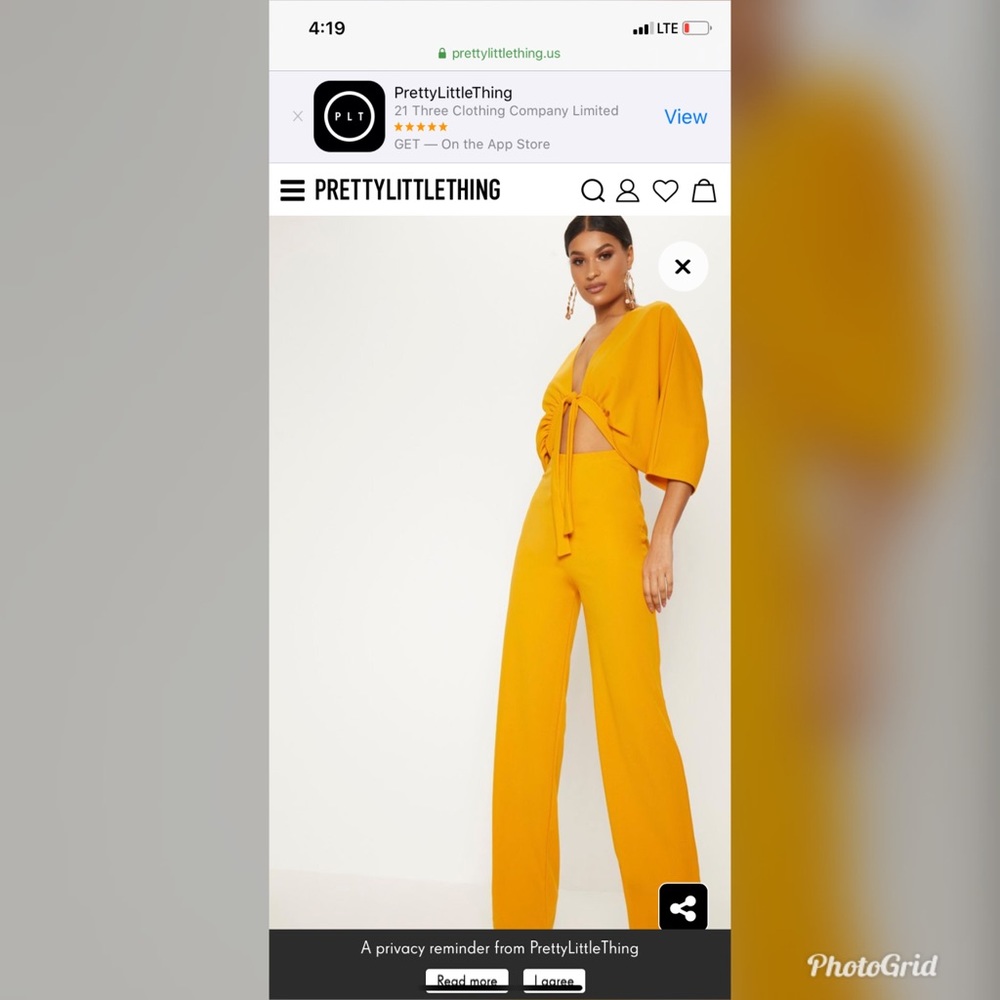 Mustard jumpsuit